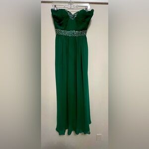 Emerald Green Formal Maxi Dress